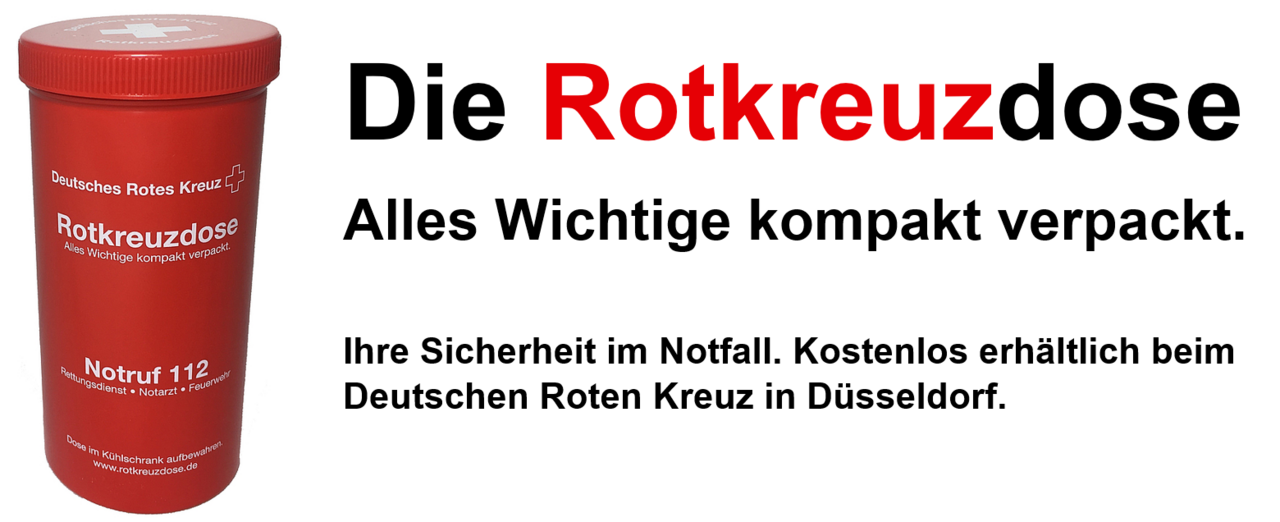 Die Rotkreuzdose. Alles Wichtige kompakt verpackt.