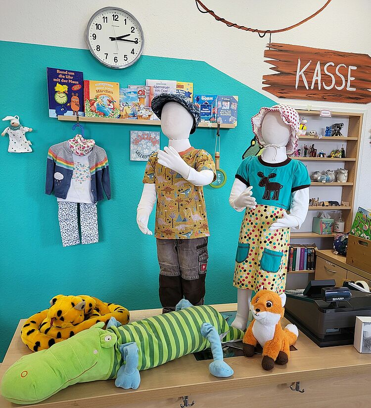 Kindershop Schaufensterpuppen