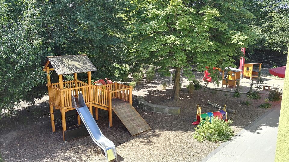 Gartenanlage der Kita Sonnengarten
